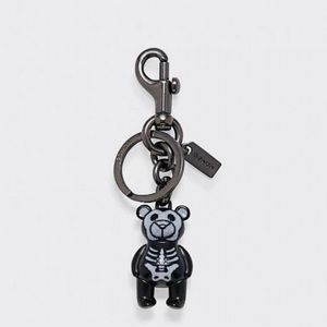 Coach skeleton bear charm